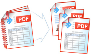 Split PDF file