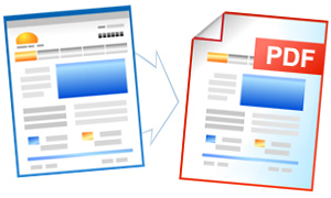 Save web page as PDF